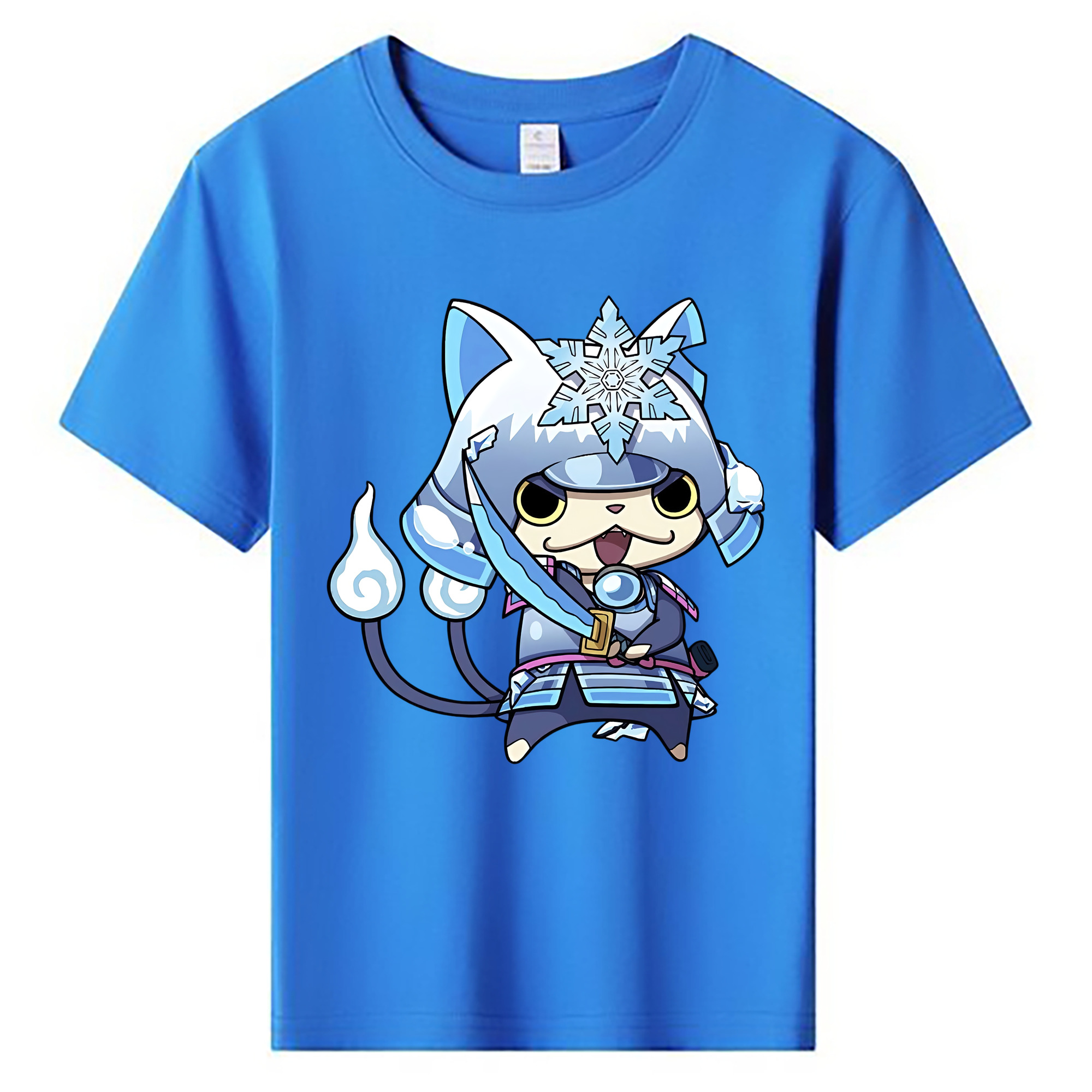 （画像用） 妖怪ウォッチ Yo-kai Watch 綿100％キッズTシャツ（フロントプリント）